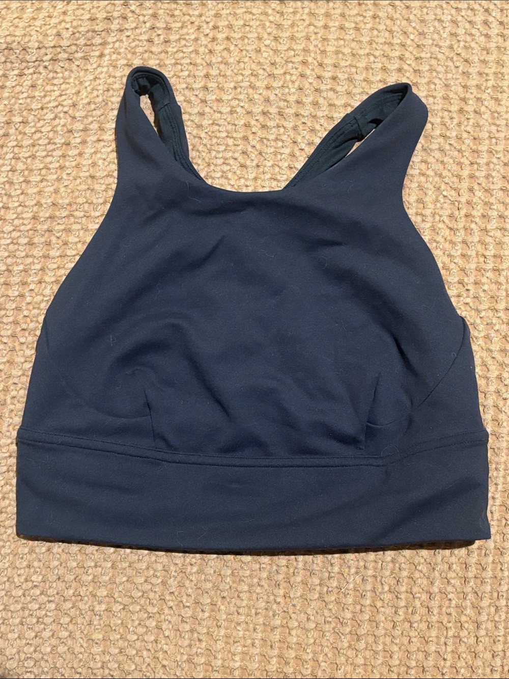 lululemon athletica Black High-Neck Seamless Sports Bra